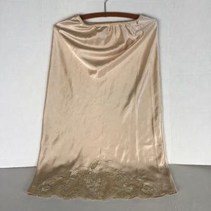 Vintage Natori Half Slip, Champagne colored Small